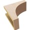 Ekena Millwork 5"W x 10"D x 10"H Classic Stockport Rough Cedar Woodgrain TimberThane Corbel, Primed Tan CORUR05X10X10STORCPR - alternate 6
